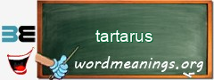 WordMeaning blackboard for tartarus